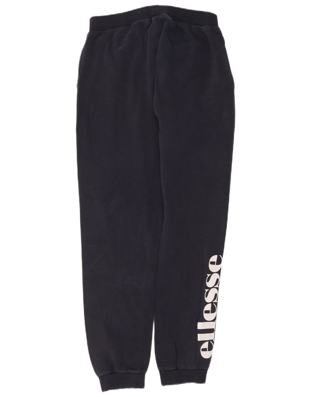 Ellesse Mens Graphic Tracksuit Trousers Joggers Medium Navy Blue Cotton