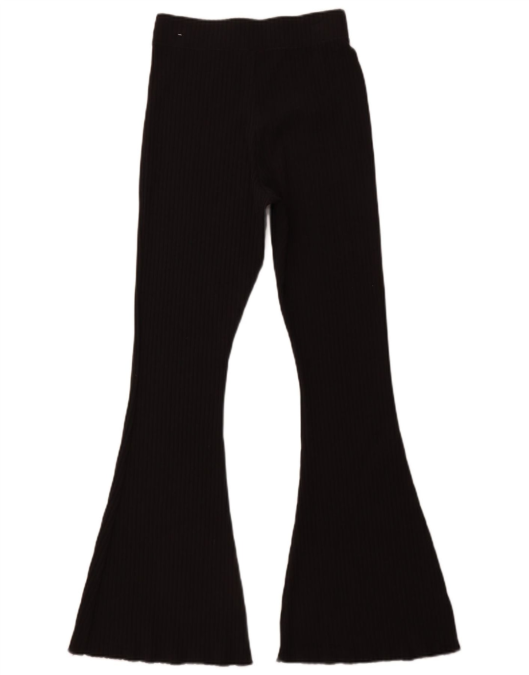 NIKE Womens Flare Tracksuit Trousers UK 8 Small  Black Cotton