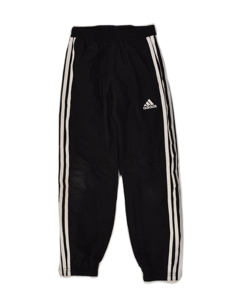 ADIDAS Boys Tracksuit Trousers Joggers 7-8 Years  Black Polyester | Vintage Adidas | Thrift | Second-Hand Adidas | Used Clothing | Messina Hembry 