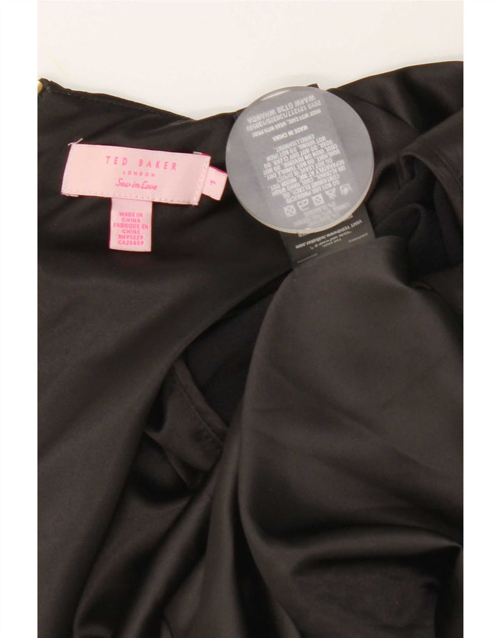 Ted Baker Womens Playsuit Size 1 XS Black Polyester