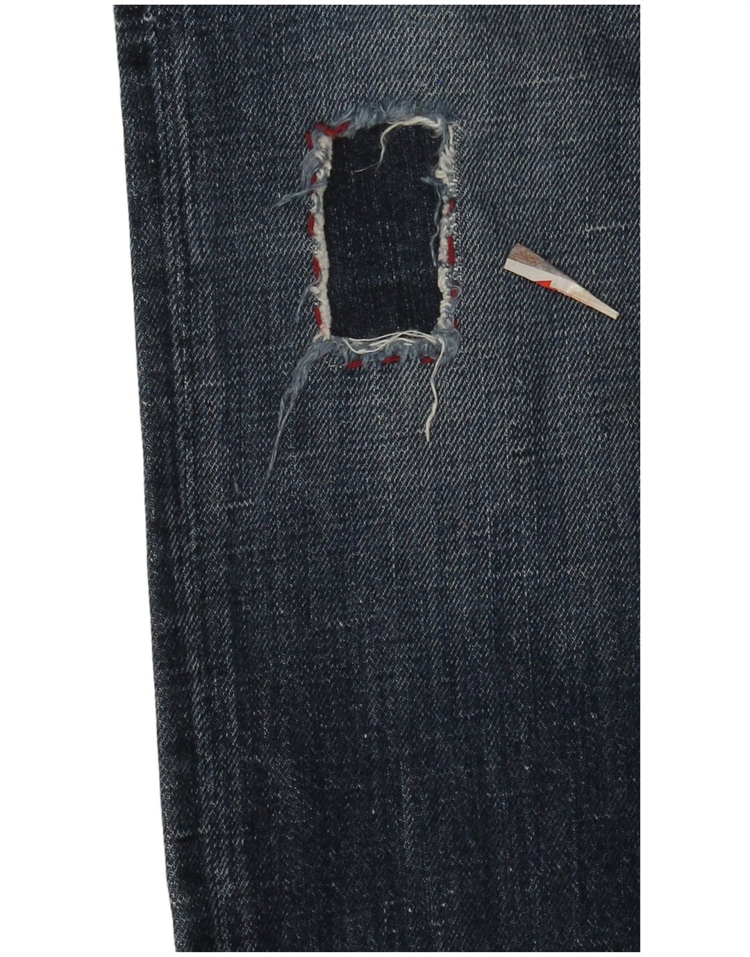 Armani Jeans Mens Regular Straight Jeans W33 L34 Navy Blue Cotton