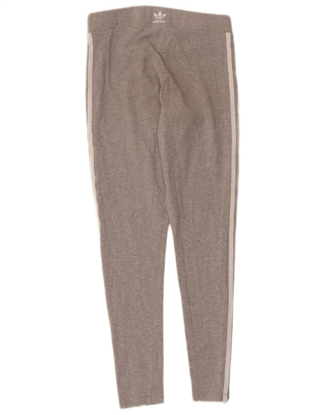 Adidas Womens Leggings UK 12/14 Medium Grey Cotton