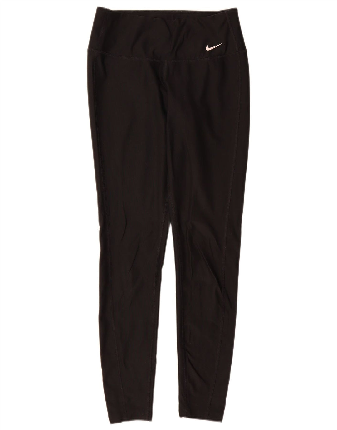 Nike Womens Dri Fit Leggings UK 6 XS Black Polyester