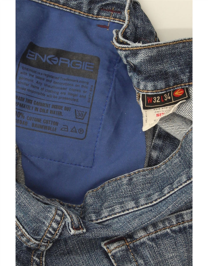 Energie Mens Slim Jeans W32 L34 Blue Cotton