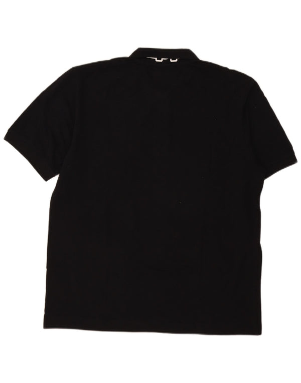 Kappa Mens Polo Shirt XL Black Cotton
