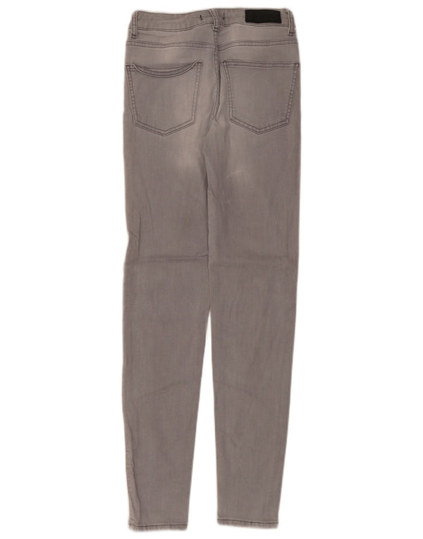 Marks & Spencer Womens Autograph Skinny Jeans UK 6 XS W24 L30 Grey Modal