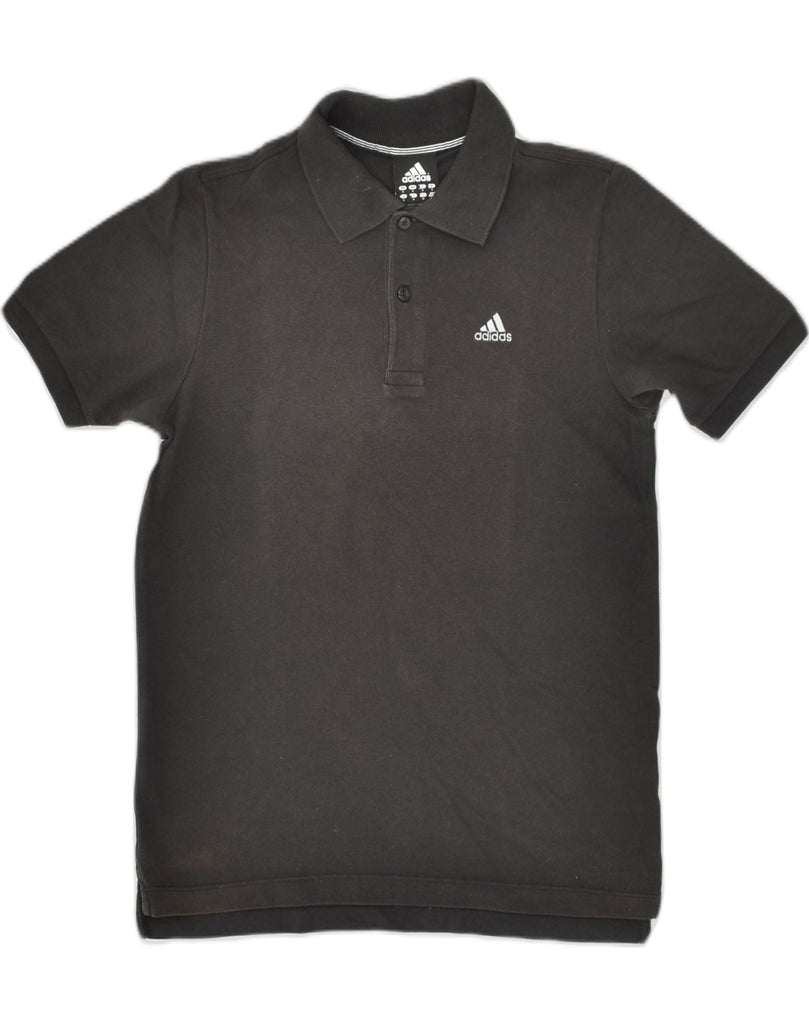 ADIDAS Mens Clima 365 Polo Shirt Small Black Cotton | Vintage Adidas | Thrift | Second-Hand Adidas | Used Clothing | Messina Hembry 