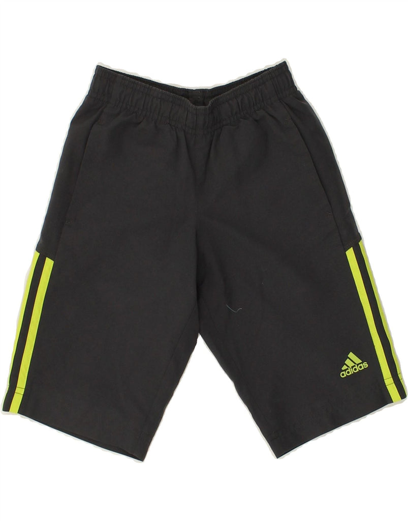 ADIDAS Boys Sport Shorts 4-5 Years Black Polyester | Vintage Adidas | Thrift | Second-Hand Adidas | Used Clothing | Messina Hembry 