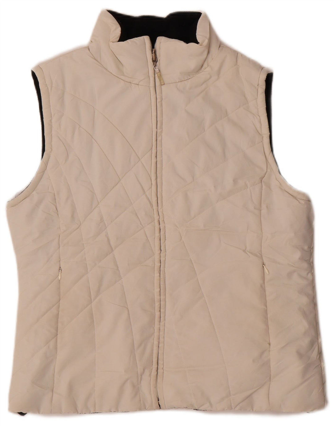 Izod Womens Reversible Padded Gilet UK 12 Medium White