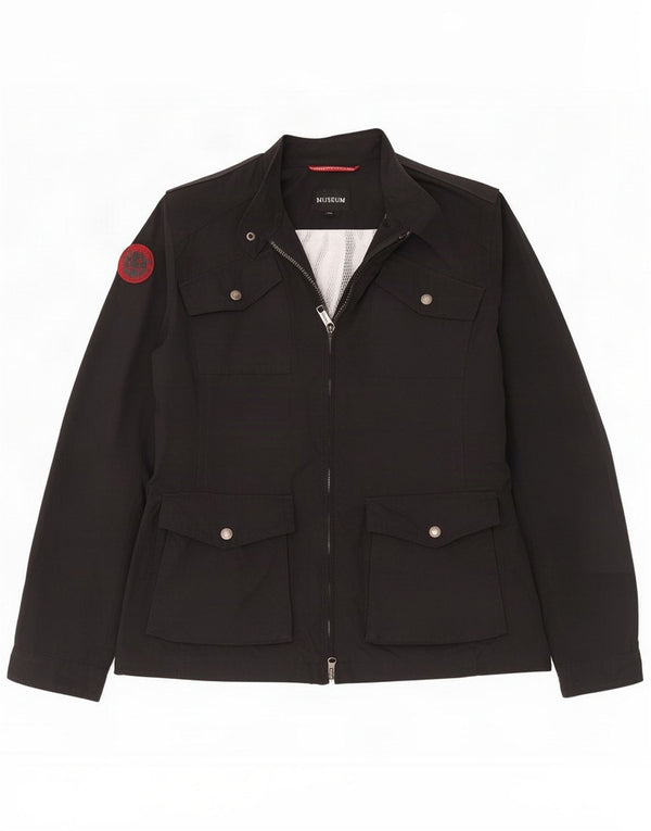 Museum Mens Utility Jacket UK 40 Large Black