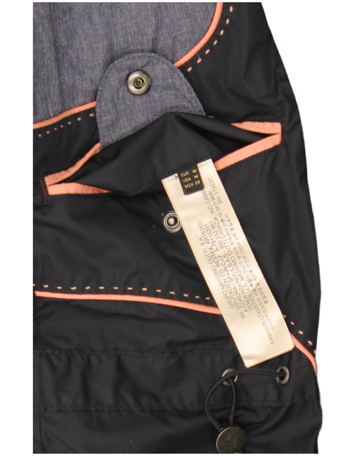 Massimo Dutti Mens Utility Jacket UK 38 Medium Navy Blue Nylon