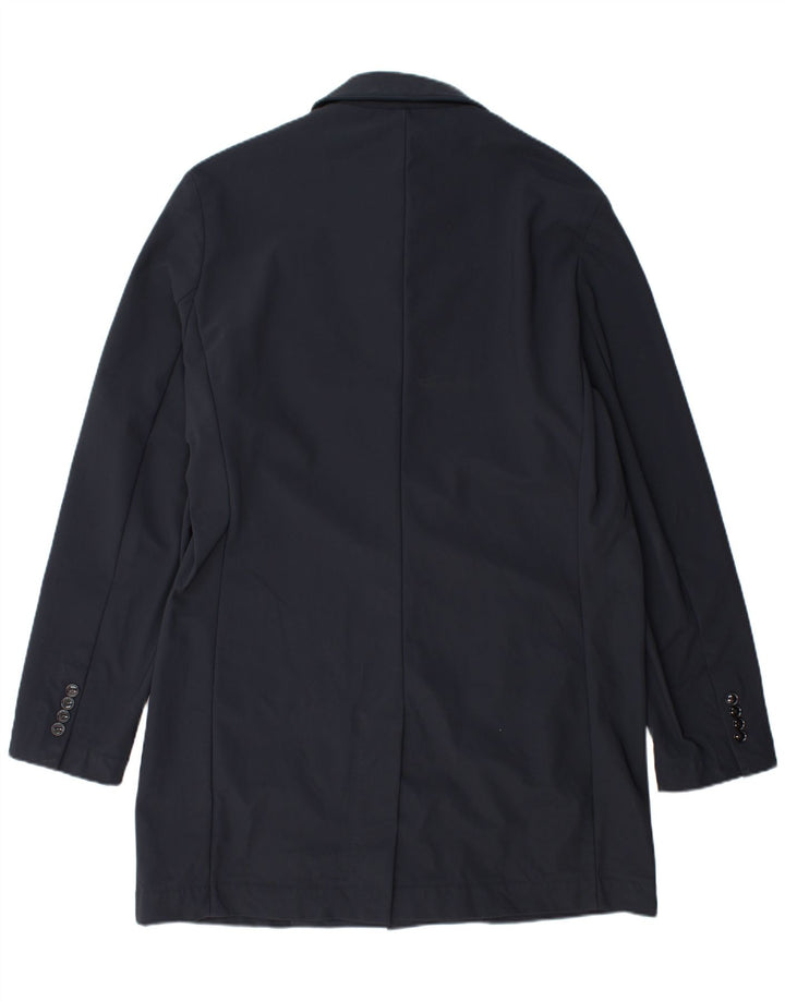 Roberto Ricci Designs Mens Overcoat UK 40 Large Navy Blue