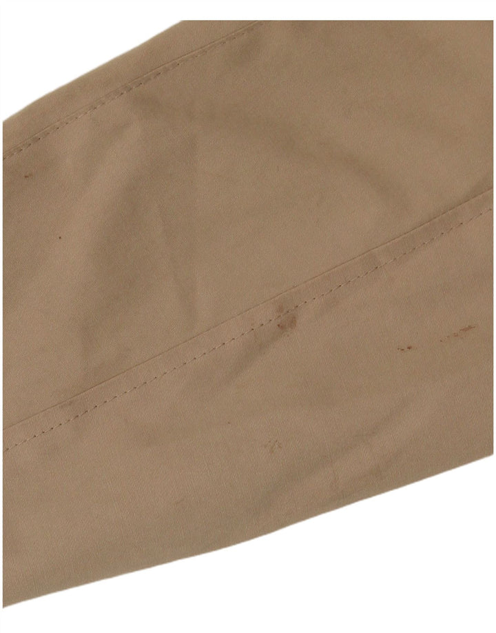 Crew Clothing Womens Overcoat UK 12 Medium Beige Cotton