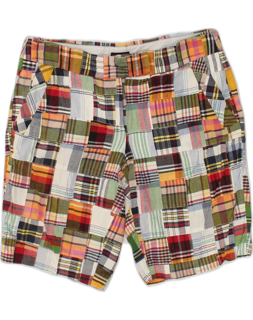 J. CREW Womens City Fit Chino Shorts US 6 Medium W32  Multicoloured | Vintage J. Crew | Thrift | Second-Hand J. Crew | Used Clothing | Messina Hembry 