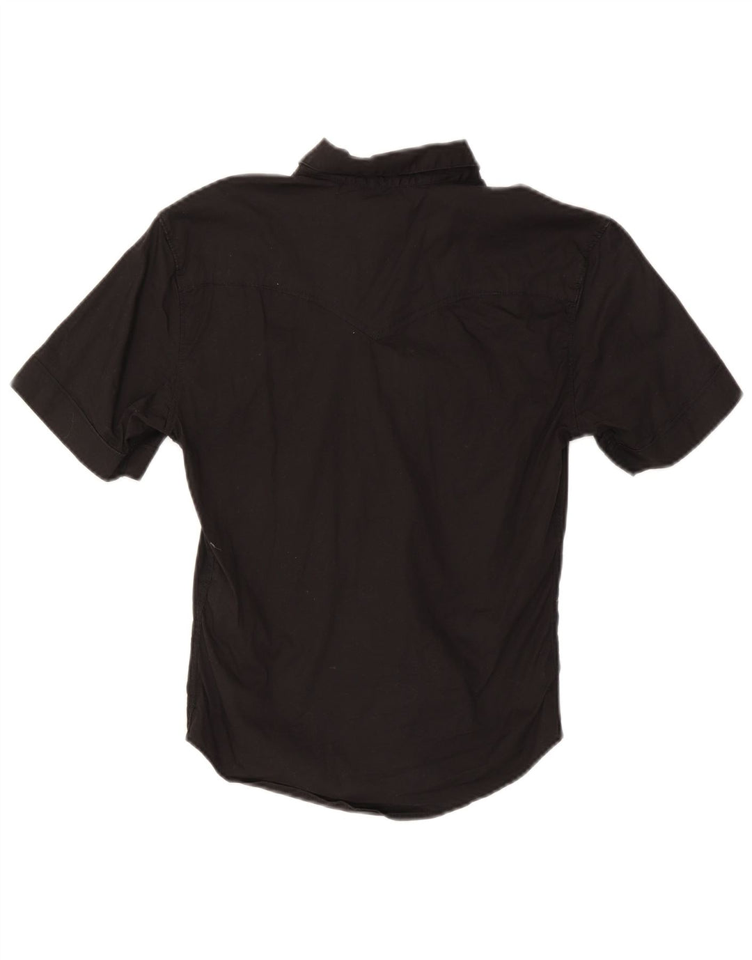 Levi's Mens Short Sleeve Slim Fit Shirt Small Black Cotton