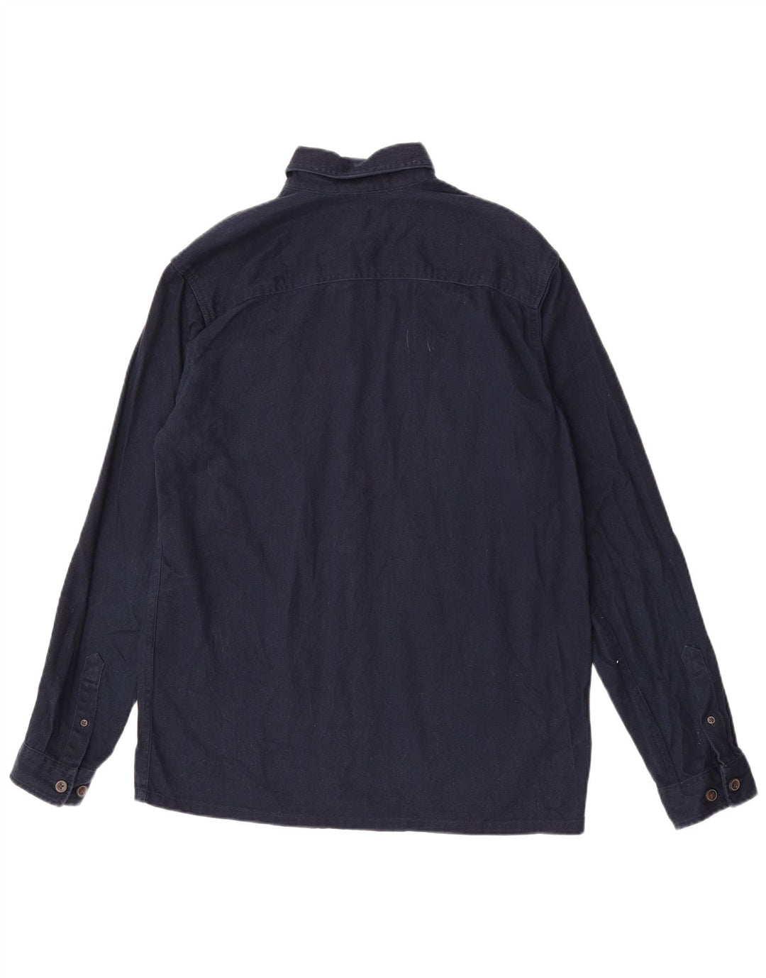 Jack & Jones Mens Denim Shirt Small Navy Blue Cotton