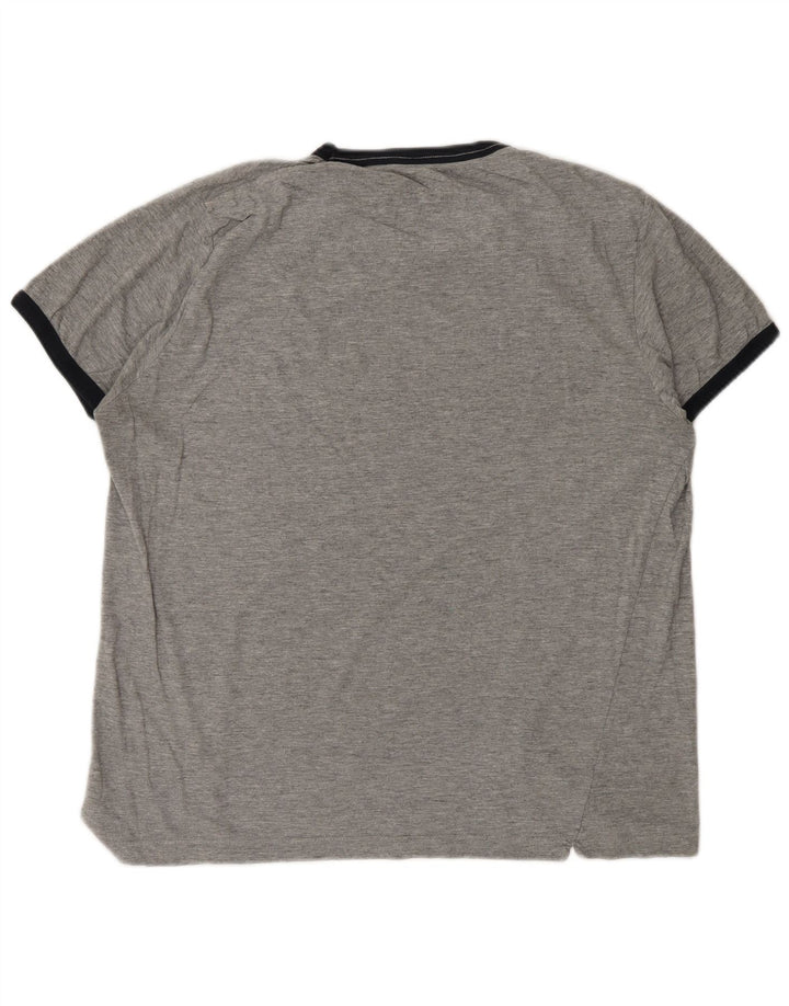 French Connection Mens T-Shirt Top XL Grey Cotton