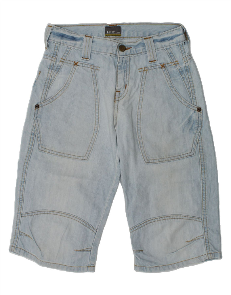 LEE Boys Boise Denim Bermuda Shorts 11-12 Years W26  Blue Cotton | Vintage Lee | Thrift | Second-Hand Lee | Used Clothing | Messina Hembry 