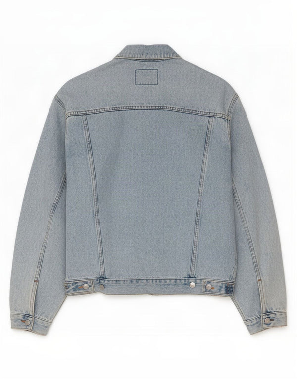 Uniform Mens Denim Jacket UK 40 Large Blue Cotton