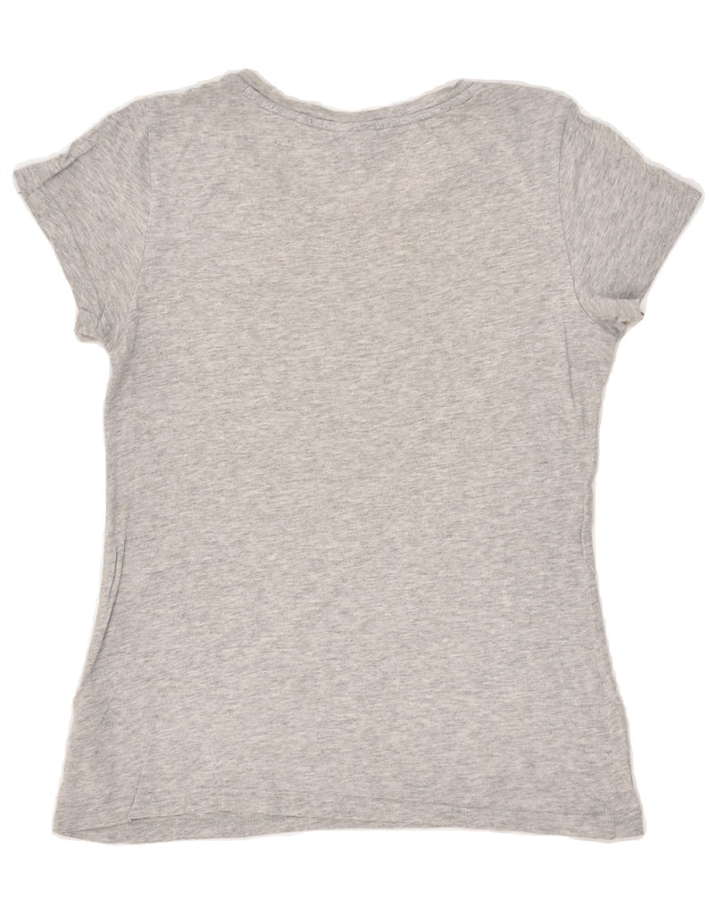 PUMA Womens Graphic T-Shirt Top UK 8 Small Grey Cotton | Vintage Puma | Thrift | Second-Hand Puma | Used Clothing | Messina Hembry 