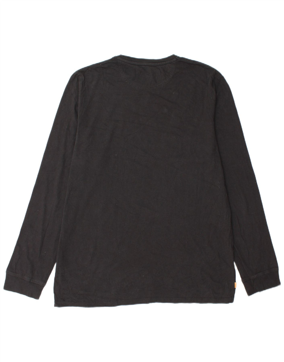 Timberland Mens Slim Fit Top Long Sleeve XL Black Cotton