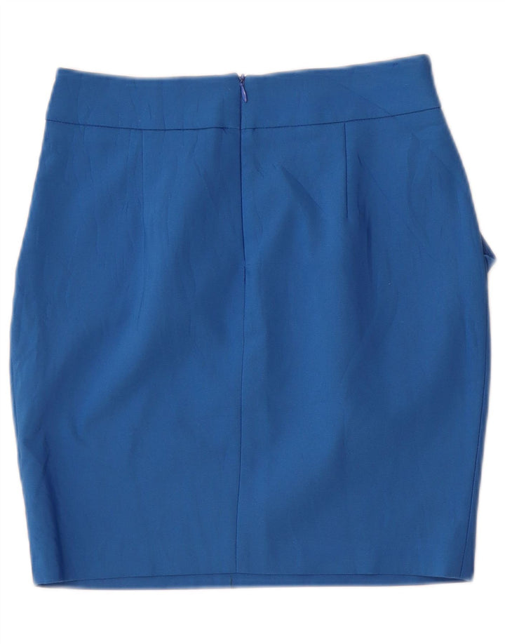 Zara Womens Mini Skirt Small W26 Blue Polyester
