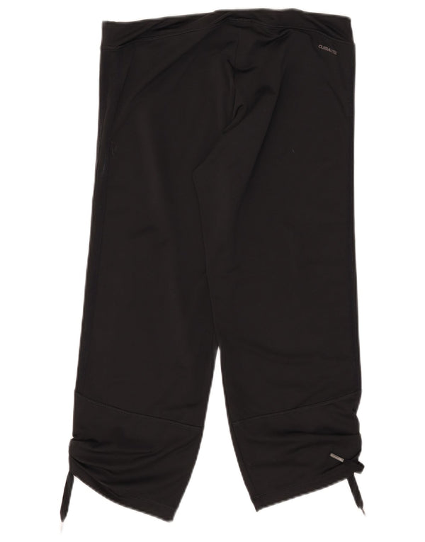 Adidas Womens Climalite Capri Tracksuit Trousers UK 16 Large Black