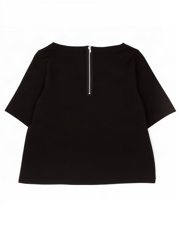 Gap Womens Blouse Top UK 10 Small Black Cotton