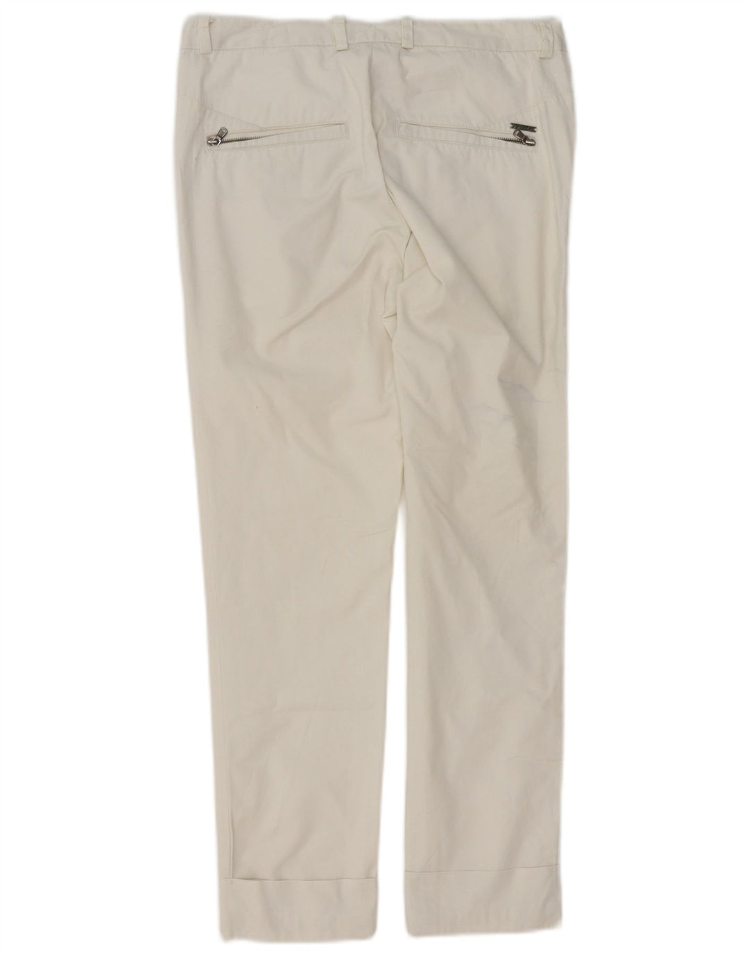 DIESEL Womens Slim Suit Trousers W26 L25  White
