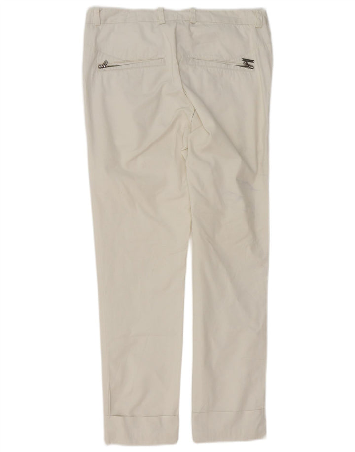 DIESEL Womens Slim Suit Trousers W26 L25  White