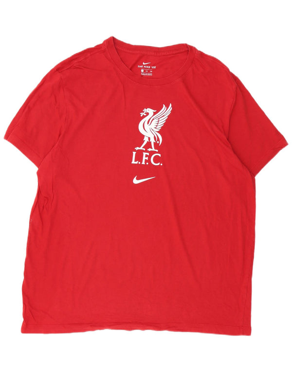 Nike Mens Liverpool Graphic T-Shirt Top 2XL Red Cotton