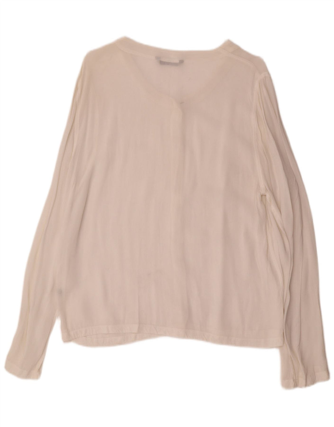 Marks & Spencer Womens Shirt Blouse UK 16 Large White