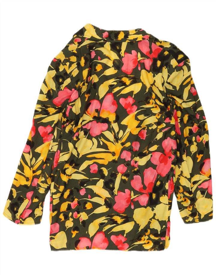 Prisma Womens 2 Button Blazer Jacket IT 40 Small Multicoloured Floral