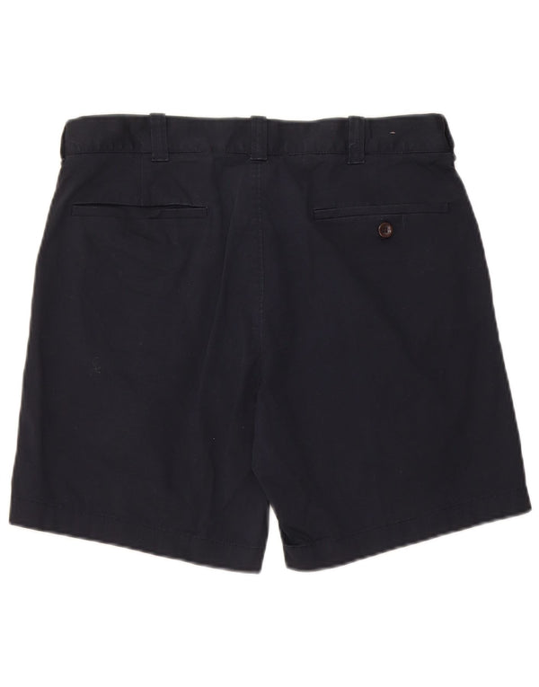 J. Crew Mens Chino Shorts W30 Medium Navy Blue Cotton