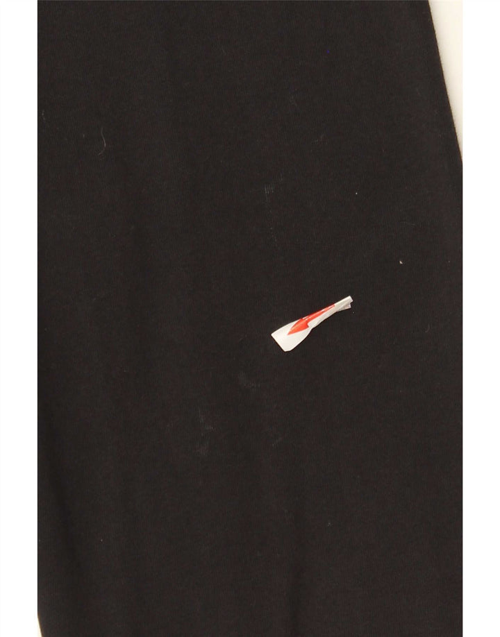 Nike Womens Graphic Leggings UK 12 Medium Black Cotton