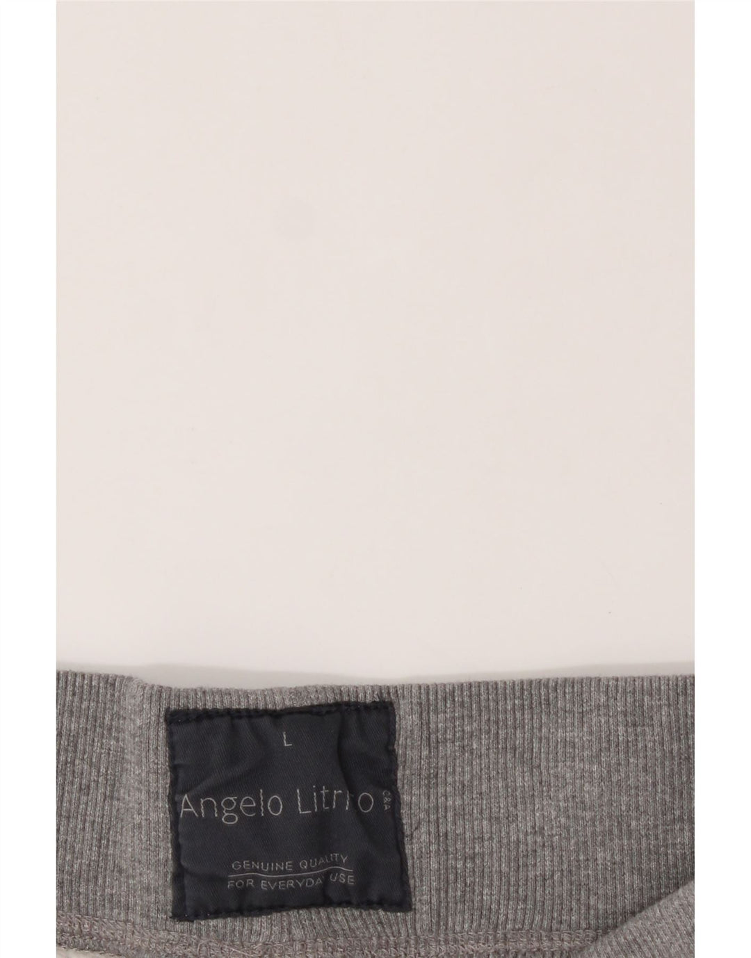 ANGELO LITRICO Womens Tracksuit Trousers UK 16 Large  Grey Cotton Vintage Angelo Litrico and Second-Hand Angelo Litrico from Messina Hembry 