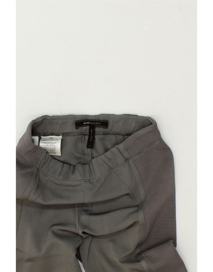 BCBGMAXAZRIA Womens Leggings UK 8 Small  Grey Colourblock Rayon Vintage BCBGMAXAZRIA and Second-Hand BCBGMAXAZRIA from Messina Hembry 