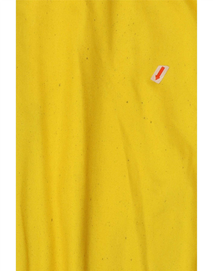 Essegi Mens Graphic Tracksuit Top Jacket Medium Yellow Geometric Polyester