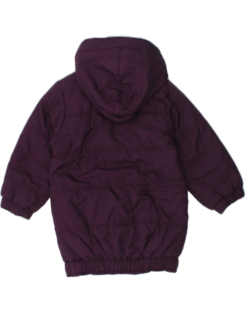 PUMA Baby Girls Hooded Padded Coat 3-6 Months Purple Polyester | Vintage Puma | Thrift | Second-Hand Puma | Used Clothing | Messina Hembry 