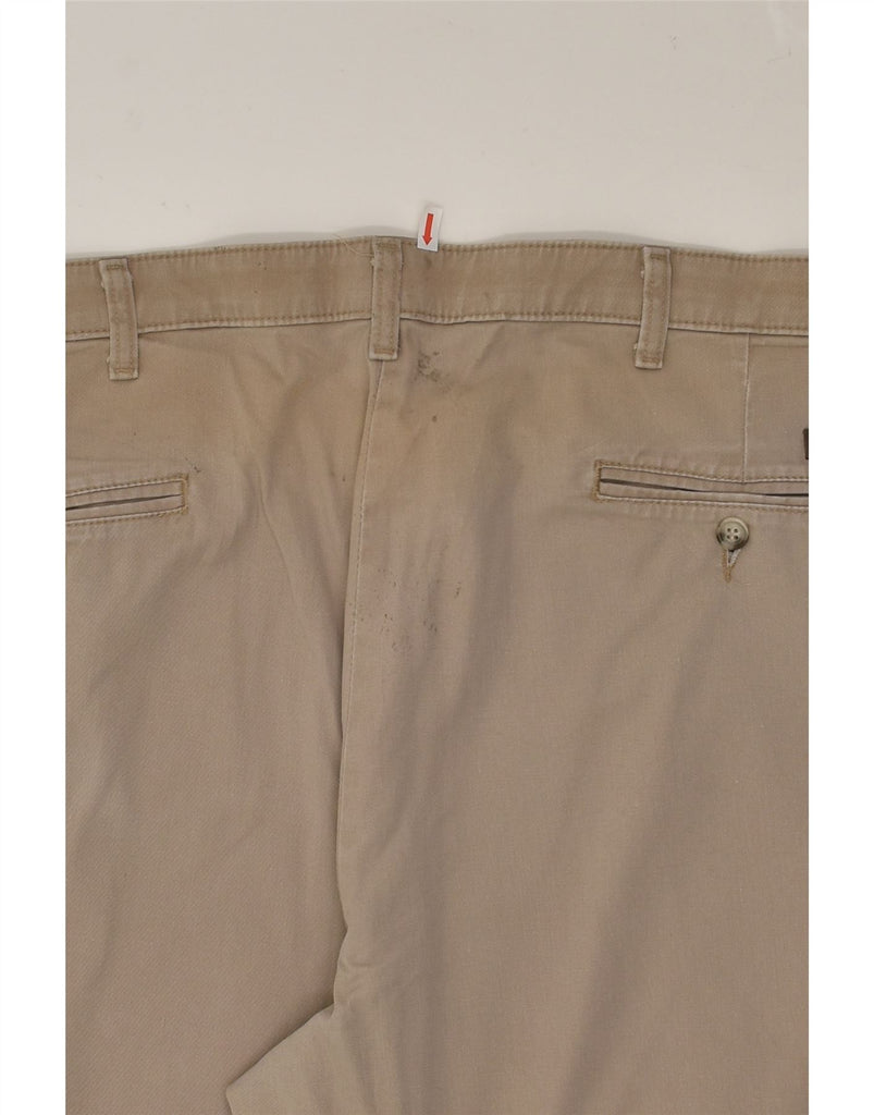 LEE Mens Custom Fit Casual Trousers W40 L30 Brown Cotton | Vintage Lee | Thrift | Second-Hand Lee | Used Clothing | Messina Hembry 