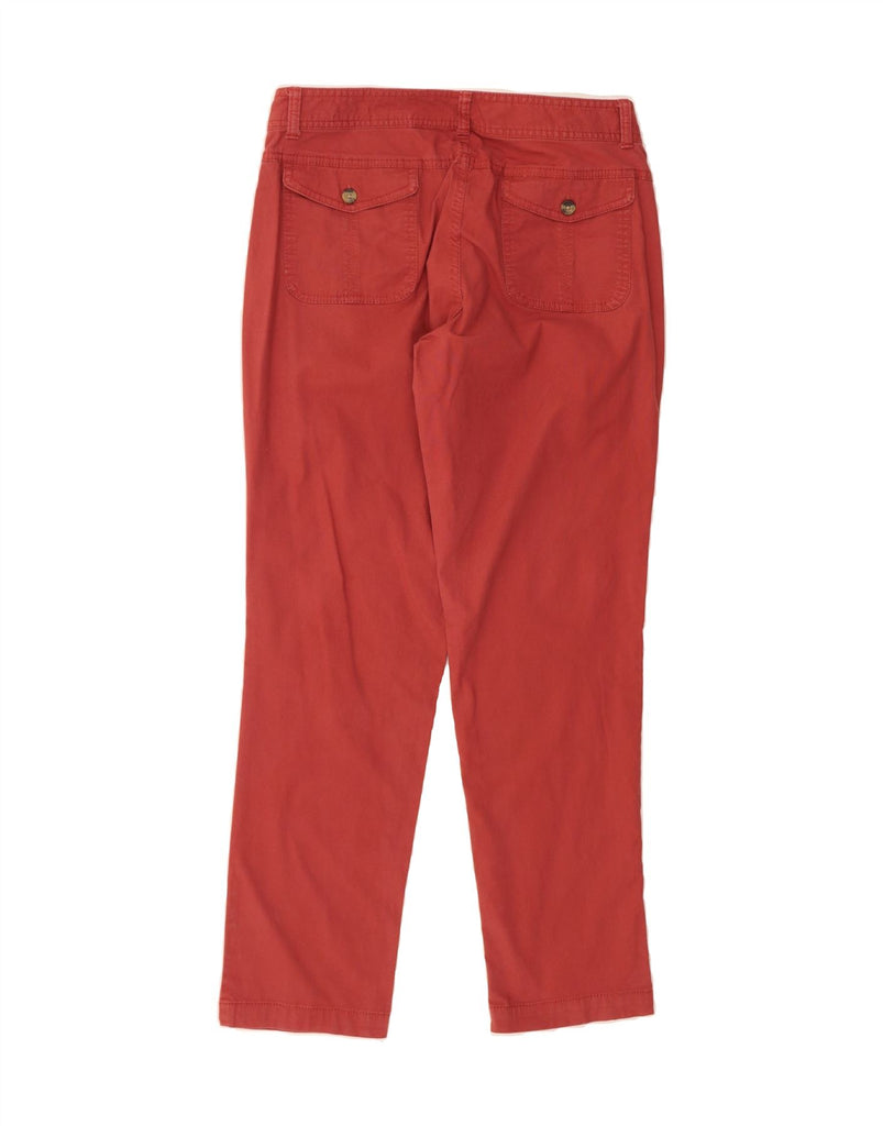 DOCKERS Womens Straight Chino Trousers US 10 Large W32 L30 Red Cotton Vintage Dockers and Second-Hand Dockers from Messina Hembry 