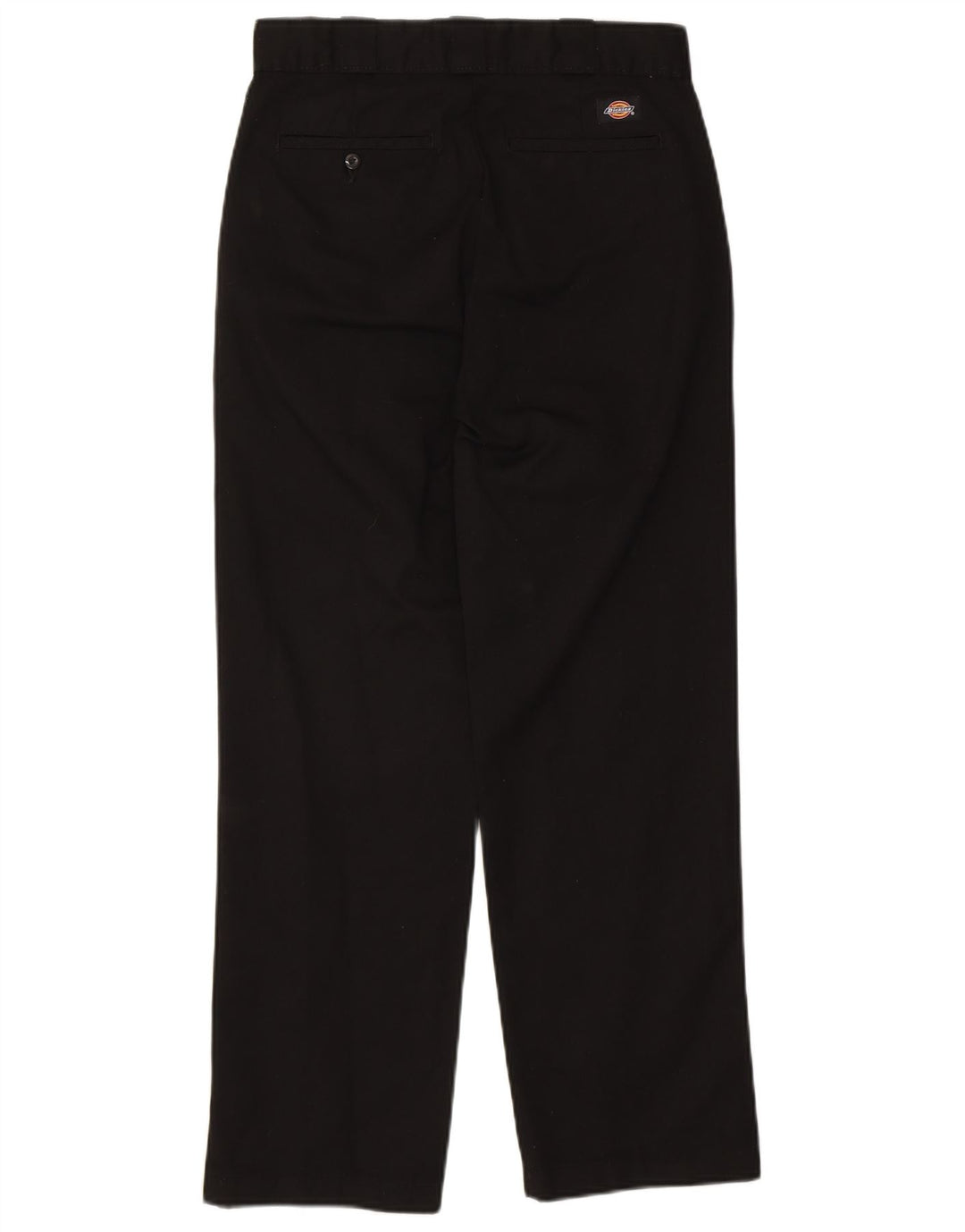 DICKIES Mens Straight Chino Trousers W28 L29 Black Polyester