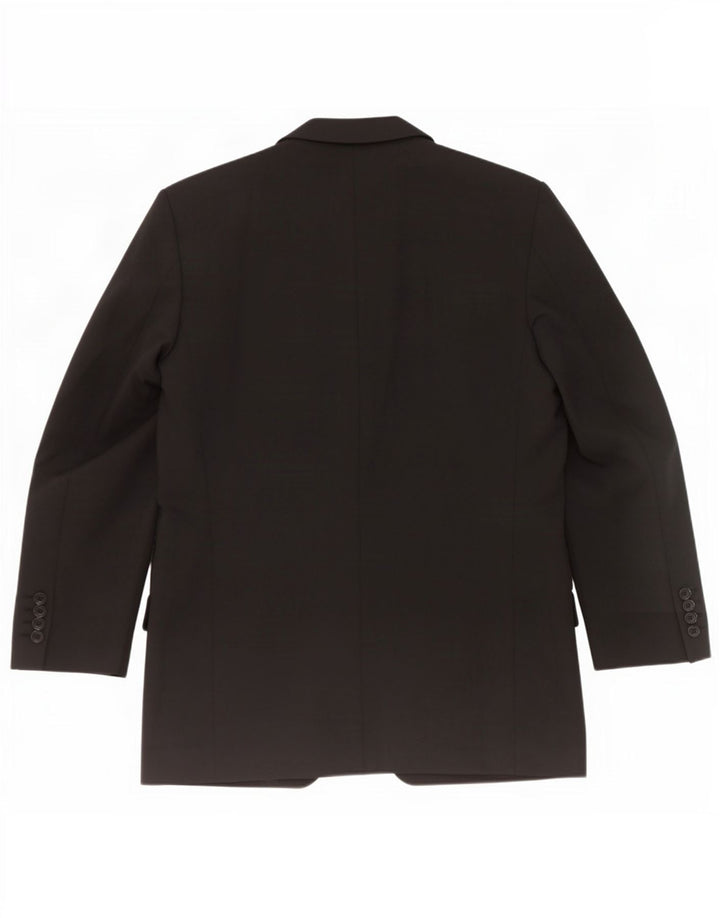 Marks & Spencer Mens St. Michael 3 Button Blazer Jacket UK 40 Medium Black