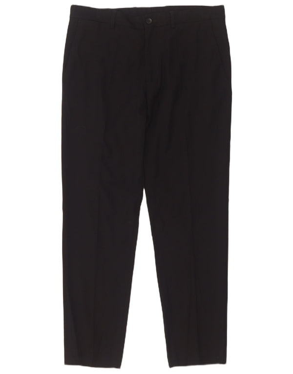 Zara Mens Slim Chino Trousers EU 40 Medium W31 L29 Black