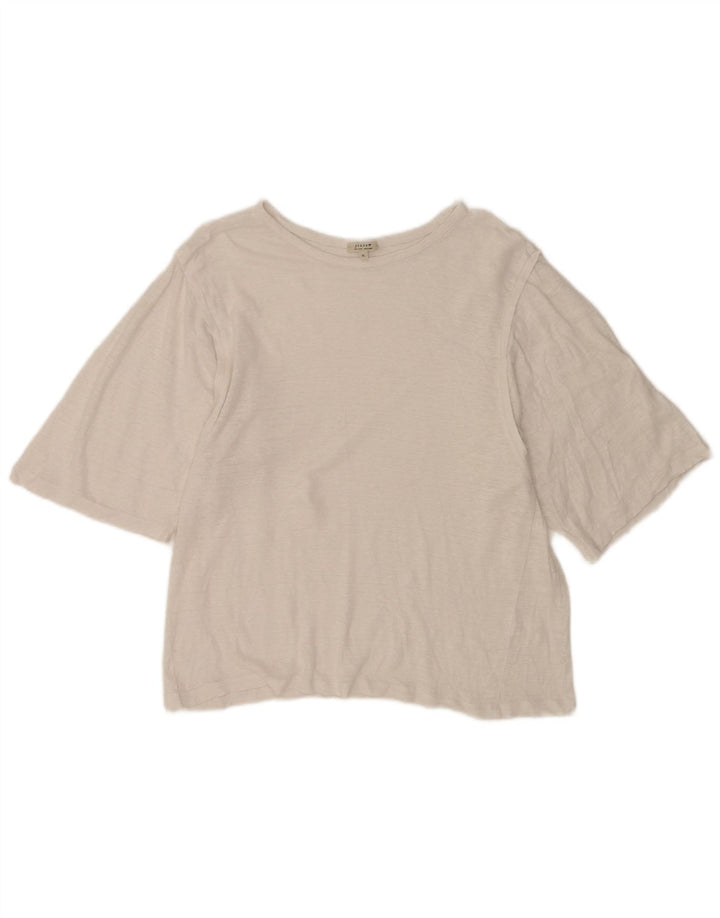 Jigsaw Womens T-Shirt Top UK 18 XL White