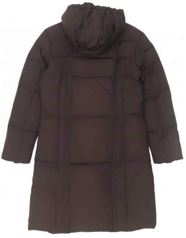 Fila Womens Hooded Padded Coat UK 12 Medium Black Polyester