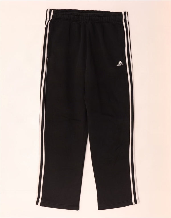 Adidas Mens Tracksuit Trousers Medium Black Cotton