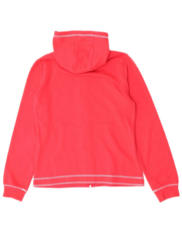 Champion Girls Graphic Zip Hoodie Sweater 13-14 Years XL Pink
