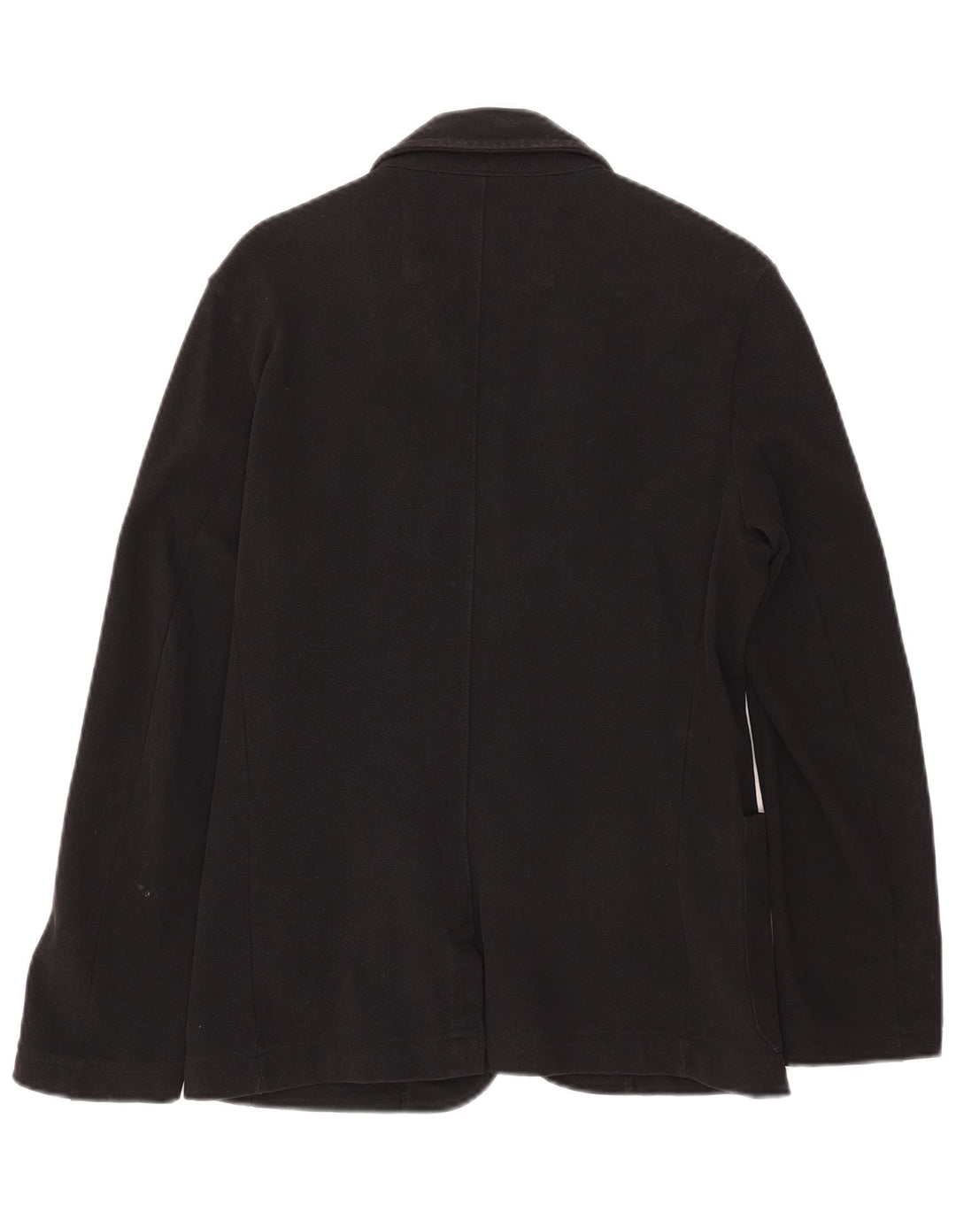 Guess Mens 2 Button Slim Fit Blazer Jacket UK 32 2XS Black Cotton