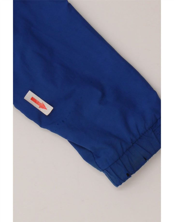 Adidas Boys Windbreaker Jacket 9-10 Years Black Colourblock Polyester